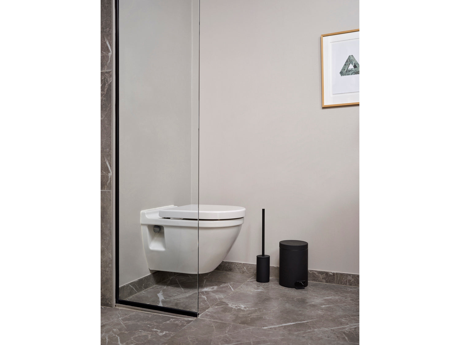 Poubelle à pédale SOLO en acier et softtouch Noir Zone Denmark - Mathon - 9