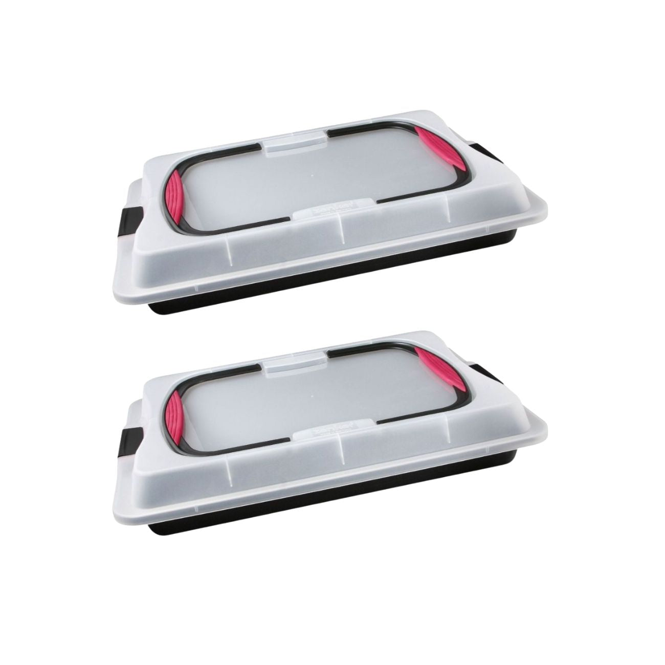 Ensemble de 2 Plaques de cuisson 42 x 29 cm avec couvercle Zenker Special To Go Zenker - Mathon - 1