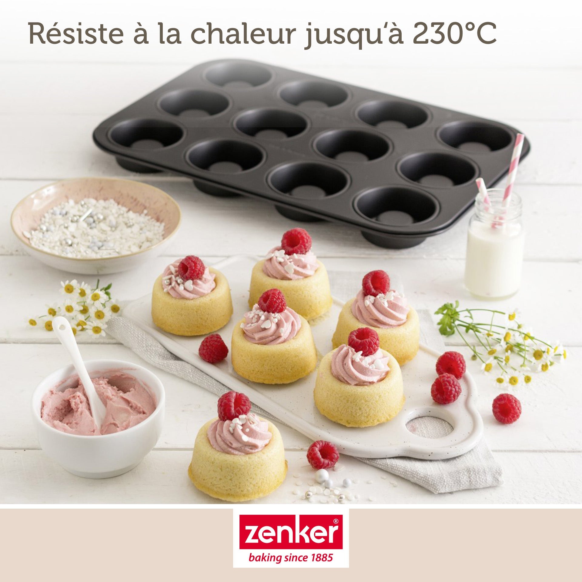 Moule 12 babas au rhum Zenker Spécial Créative Zenker - Mathon - 6