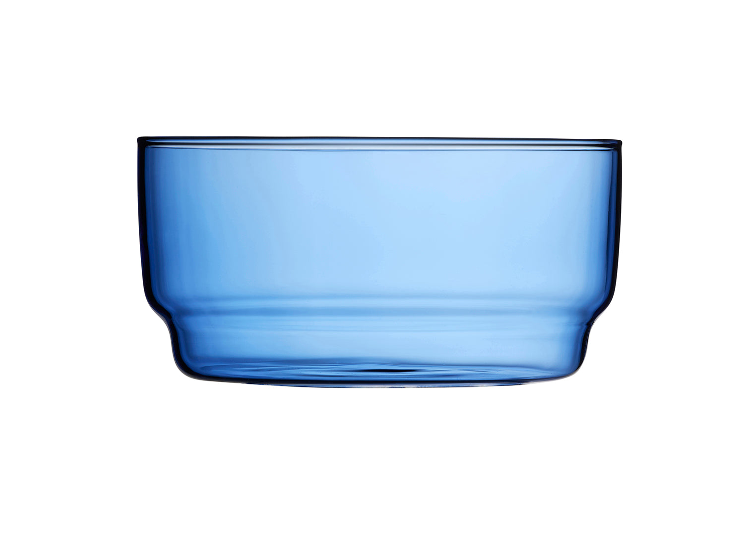 Ensemble de 2 bols TORINO 12cm en verre Bleu Lyngby Glas - Mathon - 2