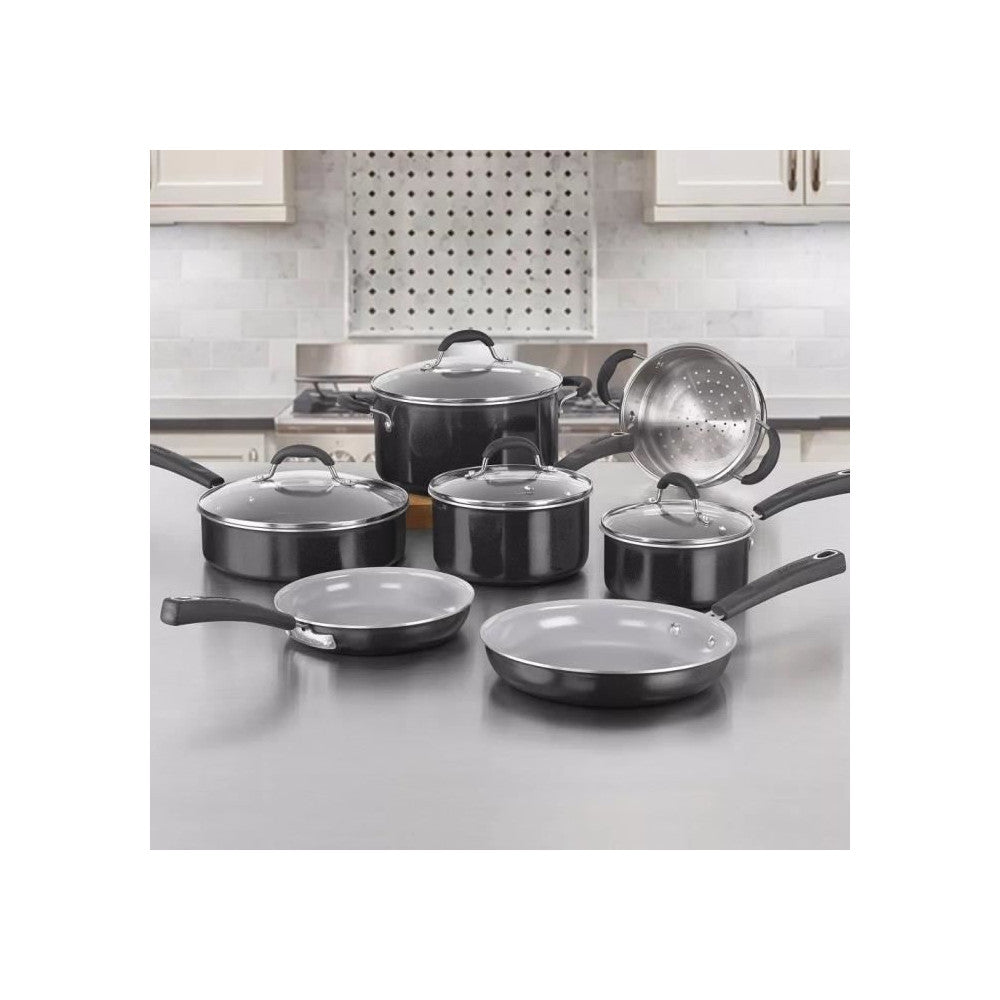 Batterie De Cuisine - Tous Feux Dont Induction -   - 54c11bkeu - Céramique - Antiadhésif - 11 Pieces Cuisinart - Mathon - 2