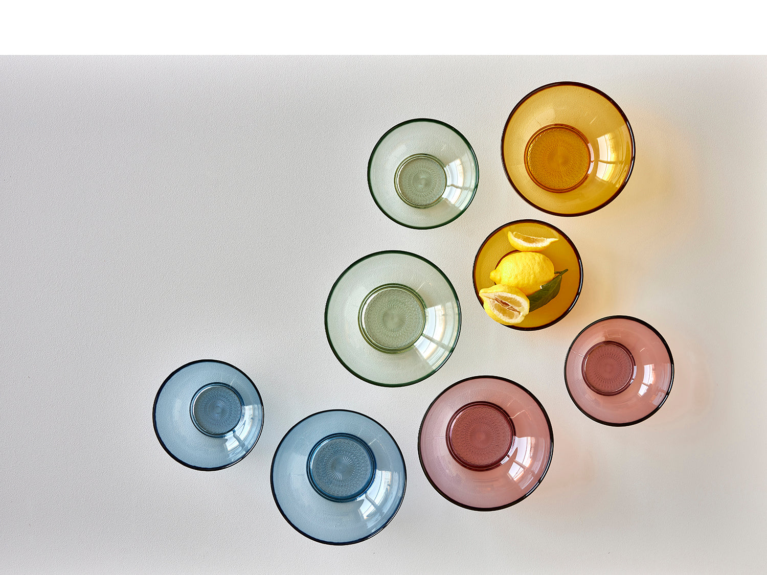 Saladier KUSINTHA en verre Ambre Bitz - Mathon - 4