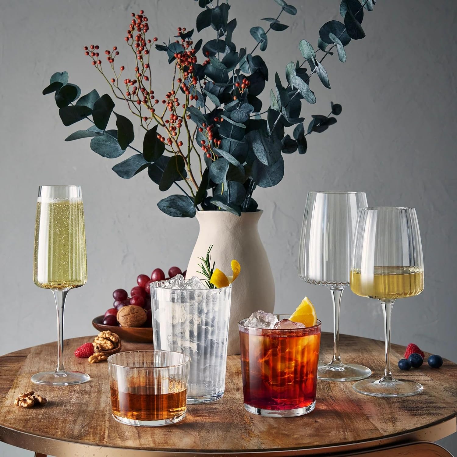 Lot de 4 Flûtes à Champagne, EXCLUSIVA, 25,5 cl Bormioli Rocco - Mathon - 4