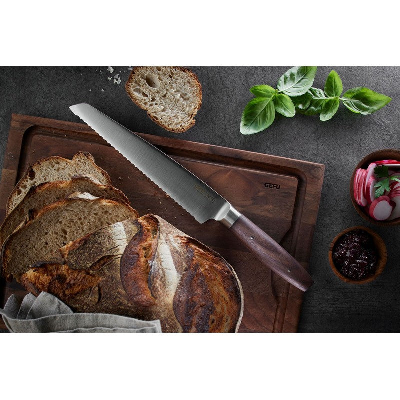 Planche à découper ENNO - Moyenne avec rainure à jus - Bois de Noyer Gefu - Mathon - 6