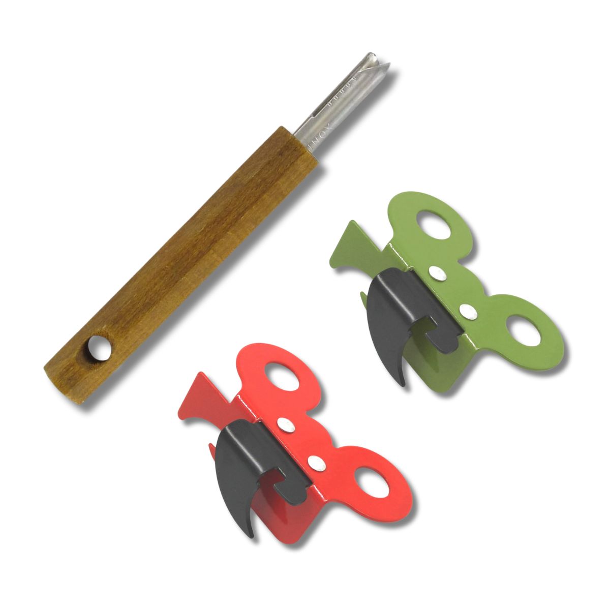 Duo Ouvre boîte manuel papillon et tire languette Fackelmann - Mathon - 1