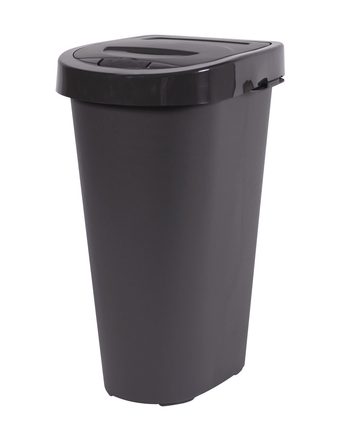 Poubelle Tri-home 25 Litres Gris Anthracite Eda Plastique - Mathon