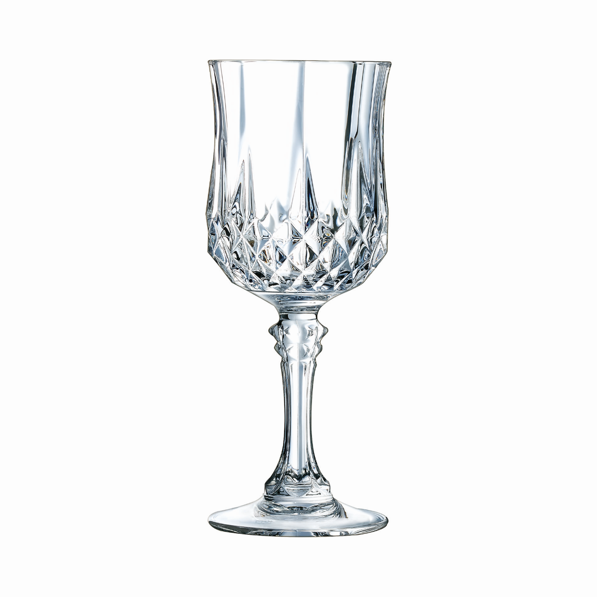 Ensemble 18 verres à pied Longchamp - Cristal d