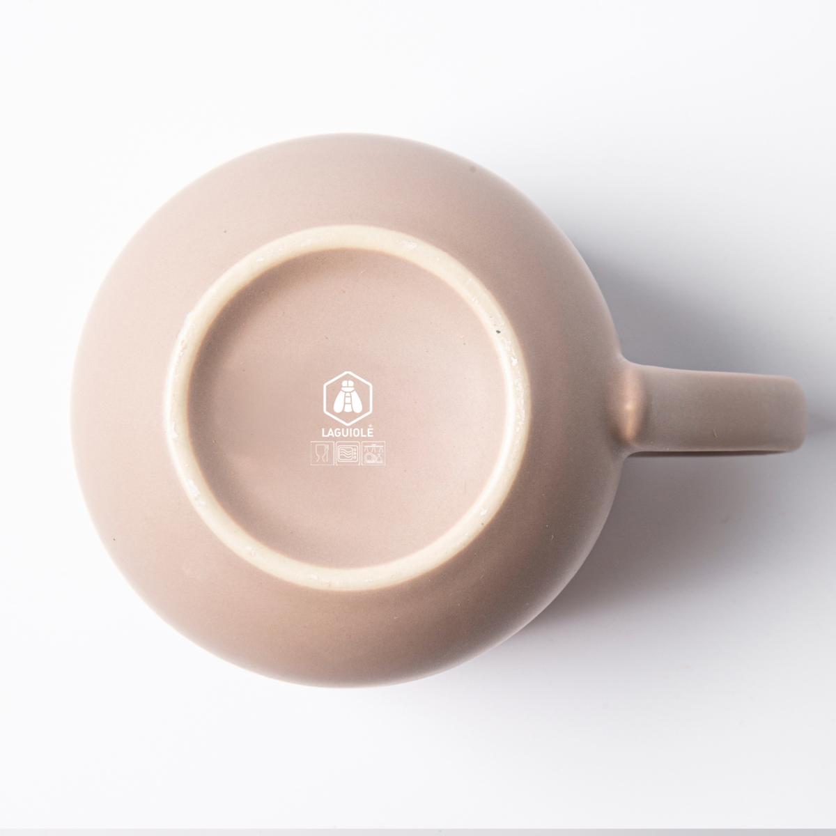 Lot de 2 mugs taupe - "Iris" Laguiole Cuisson - Mathon - 4