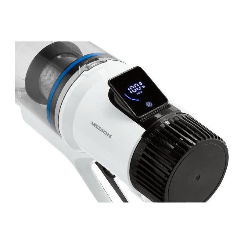 Medion P400 W - Aspirateur Balai Sans Fil - Puissance Aspiration 26 Kpa - Filtre Hepa - Accessoires Intégrés - 3 Niveaux Puiss Medion - Mathon - 4
