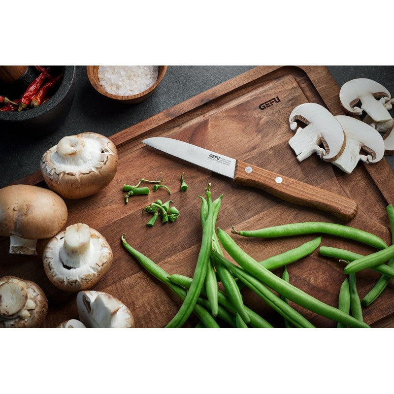 Couteau à légumes Hummeken 18cm en acier et bois de noyer Gefu - Mathon - 3