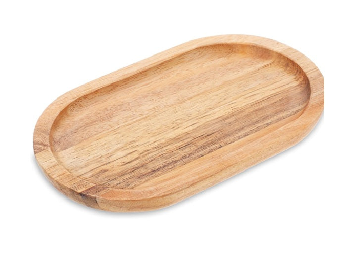 Plateau de Service Ovale en Bois d’Acacia Vendos85 - Mathon