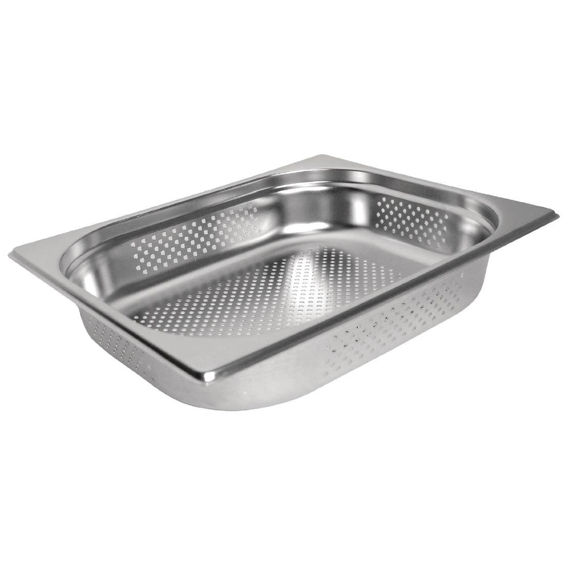 Bac Gastro Inox Perforé GN 1/2 - 150 mm - Vogue - Mathon - 1