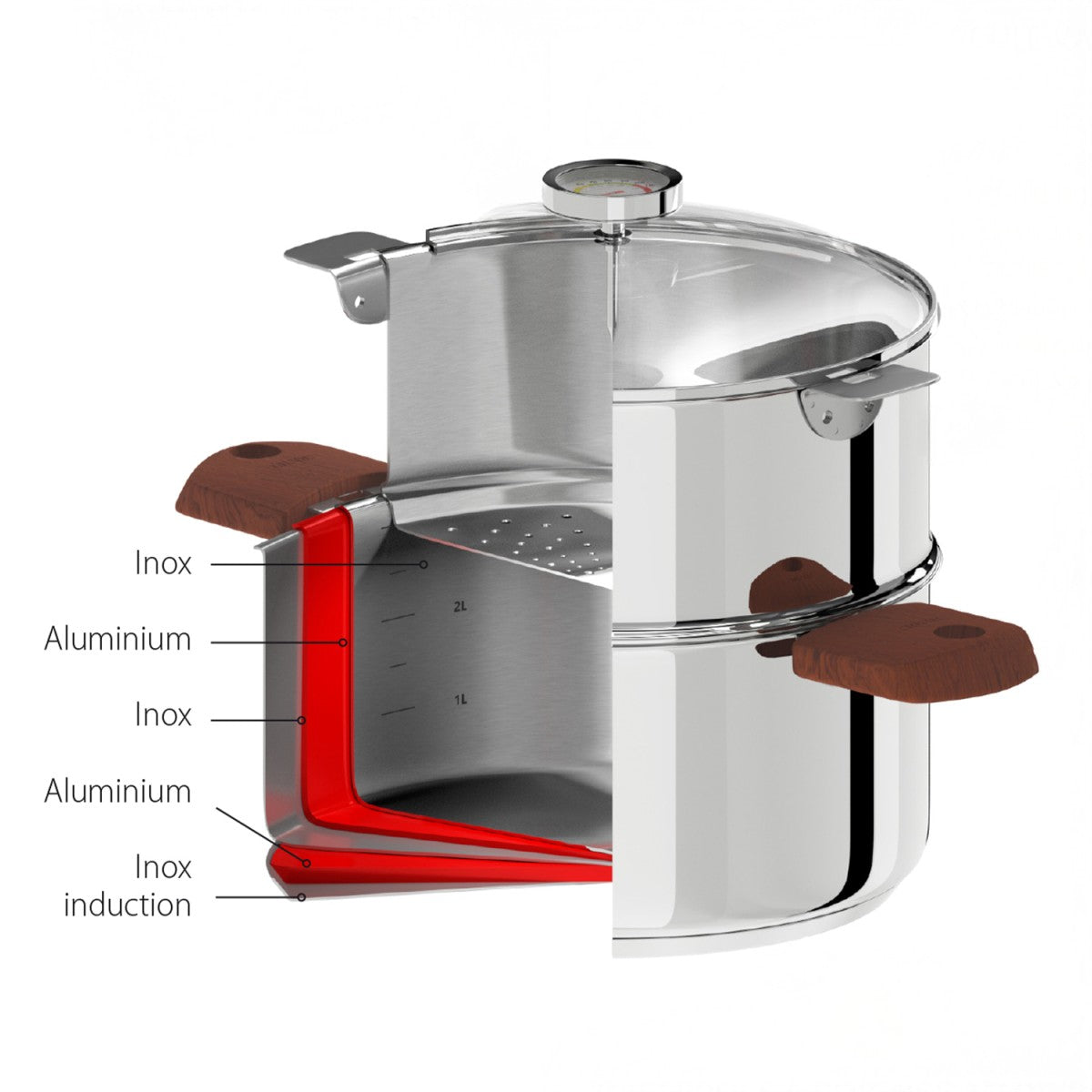 Biome amovible - Bois de hêtre 24cm Cristel - Mathon - 2
