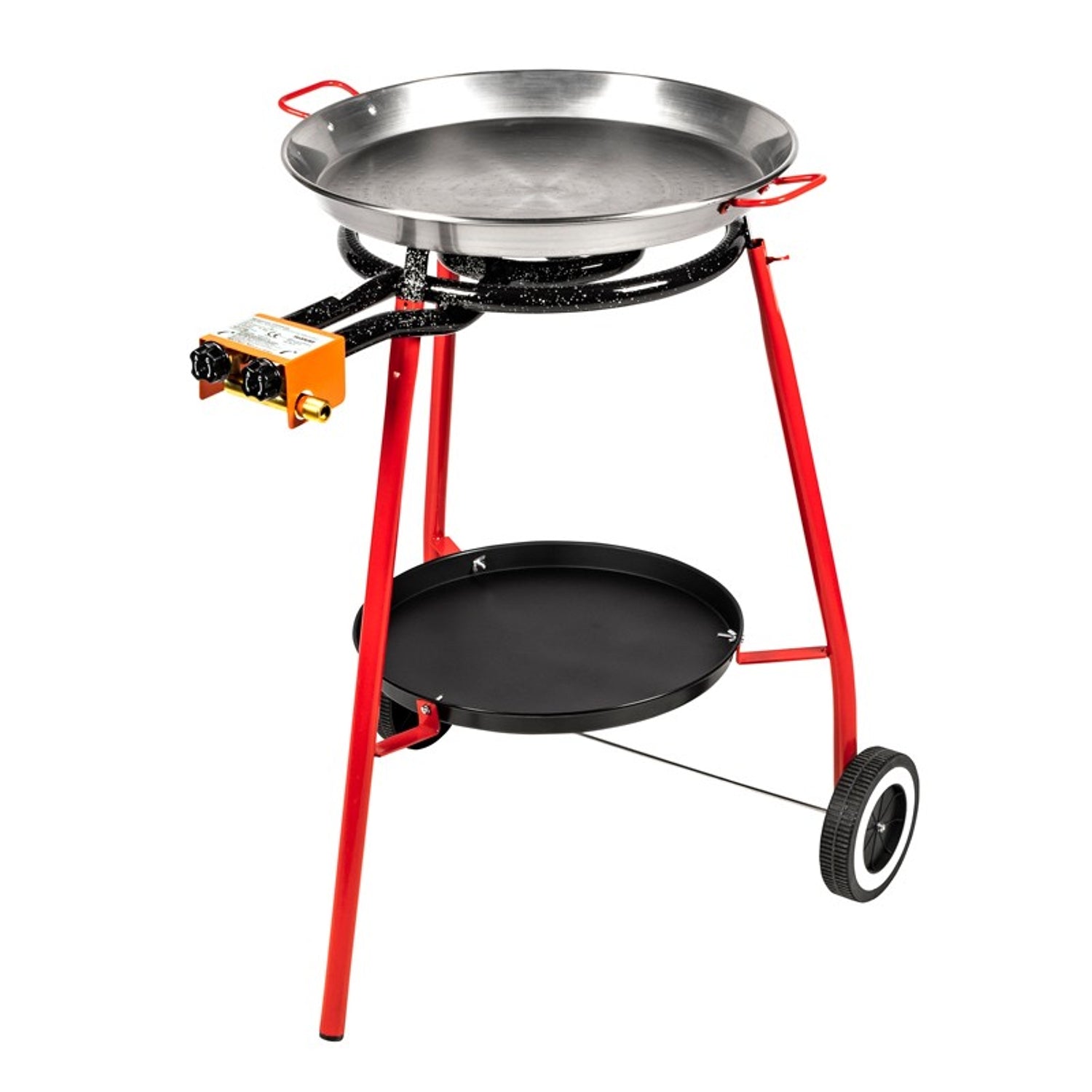 Paellera à gaz VALENCIA sur chariot - 11,4kW Somagic - Mathon - 1