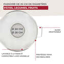 Passoire En Acier Inoxydable 22 Cm - Avec Poignées, Pour Pâtes, Légumes, Riz - Lavable Au Lave-vaisselle, Design Empilable - 9