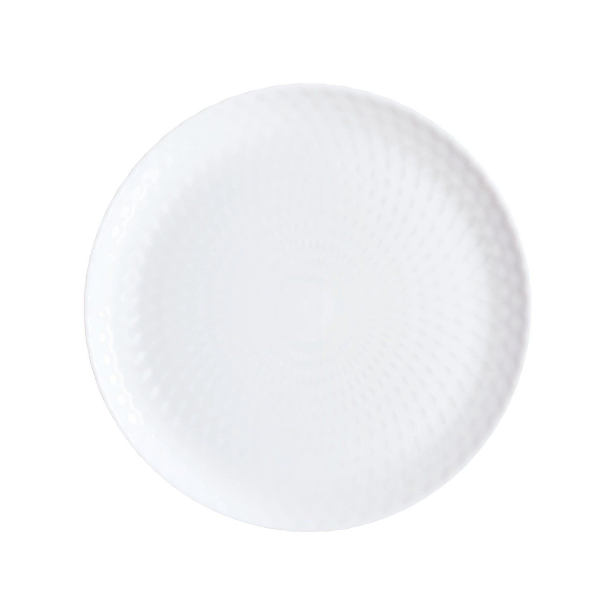 Assiette plate blanche 25 cm Pampille - Luminarc Luminarc - Mathon - 1
