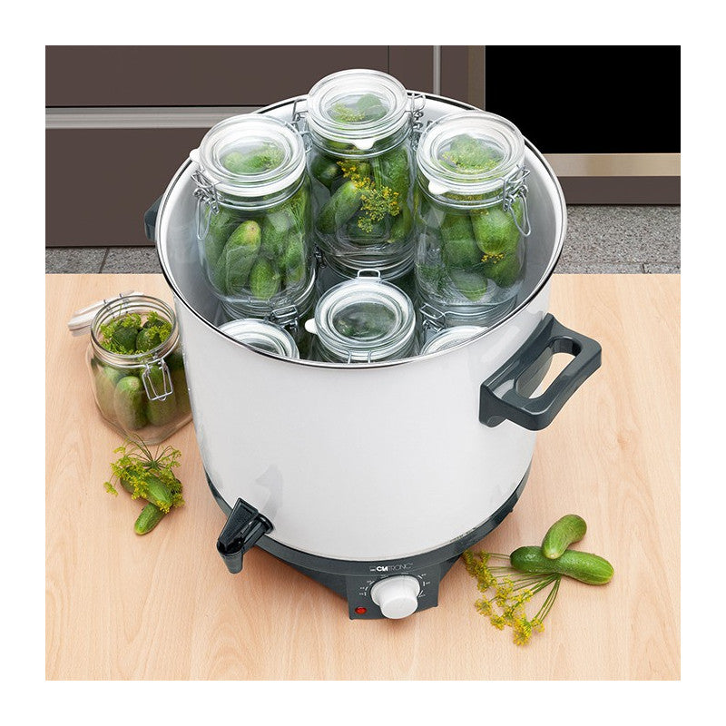 Stérilisateur à bocaux 25L 1800W Clatronic EKA 3338 Blanc Clatronic - Mathon - 2