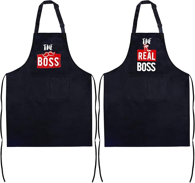 Tabliers Couple « The Boss & The Real Boss » Vendos85 - Mathon