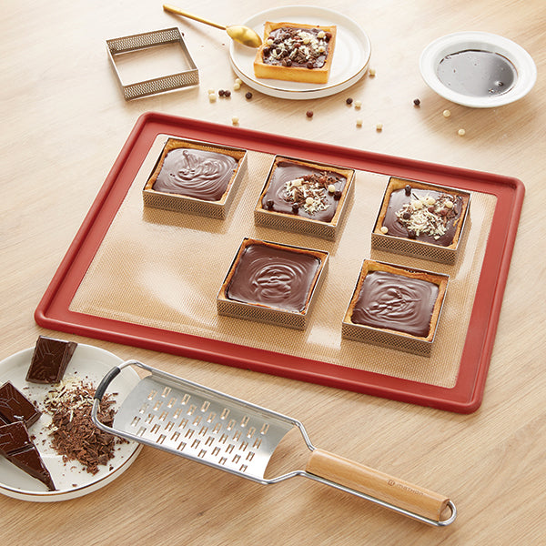 Tapis plaque de cuisson en silicone et fibre de verre structure acier 39,7 x 29,5 cm Mathon - Mathon - 5