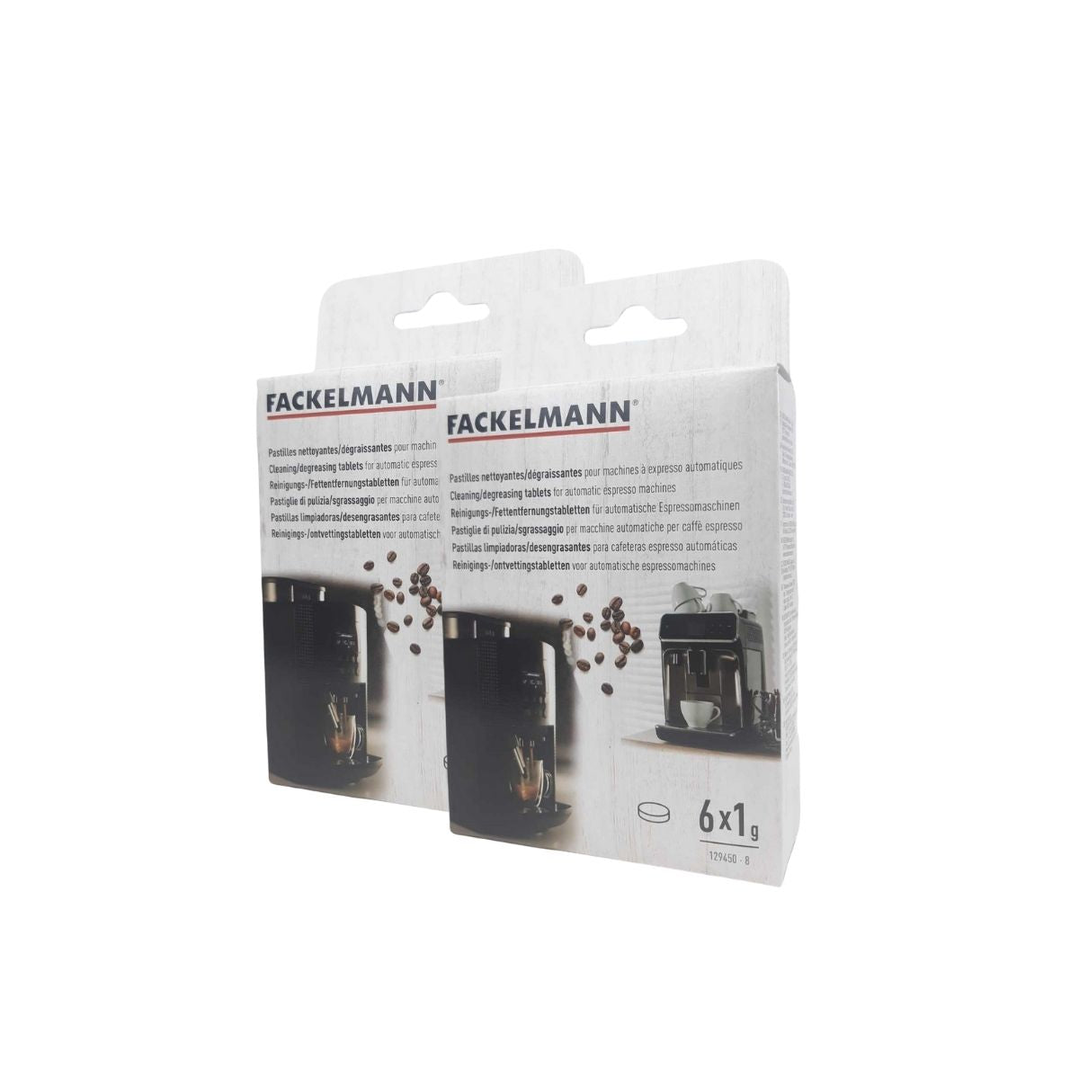 Ensemble de 12 Pastilles détergentes pour appareils électroménagers par 6  Petit Déjeuner Fackelmann - Mathon - 1