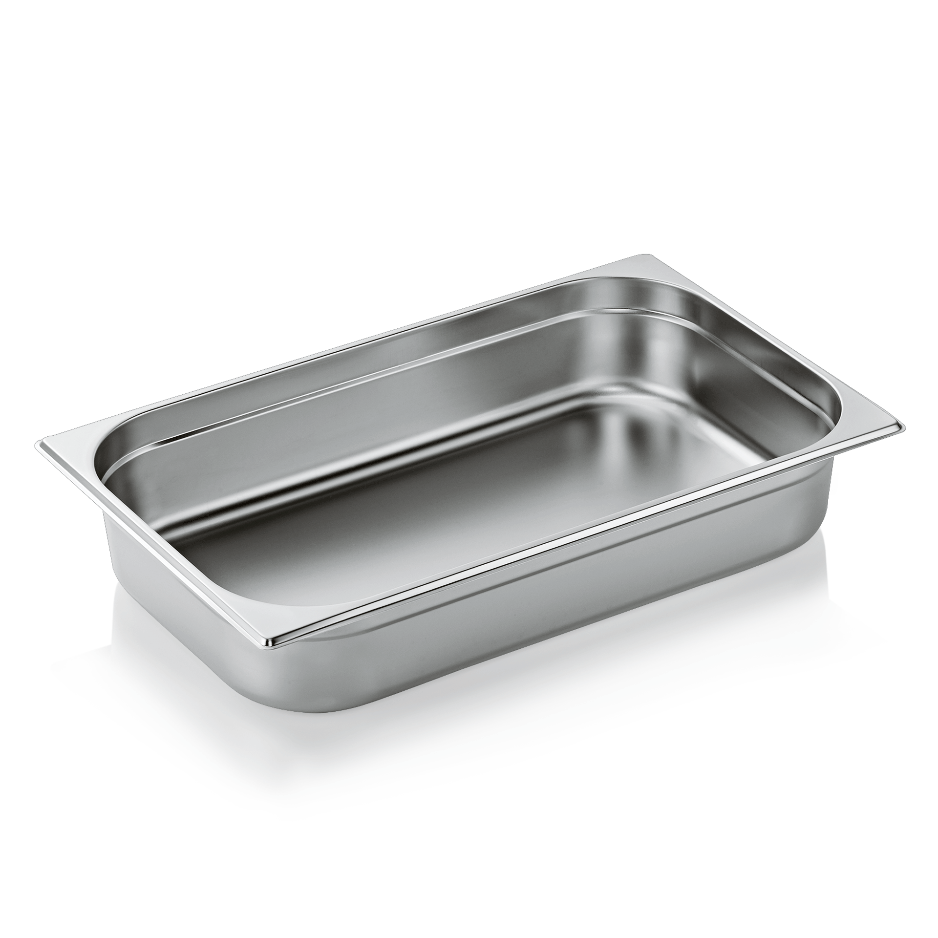 Bac GN 1/1 ECO en Acier au nickel-chrome 13 L H 100 mm Lot de 6 - WAS Germany - Mathon