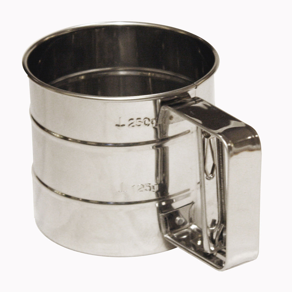 Tamis à farine 10,5 x 9,5 cm acier inoxydable Baumalu - Mathon - 1