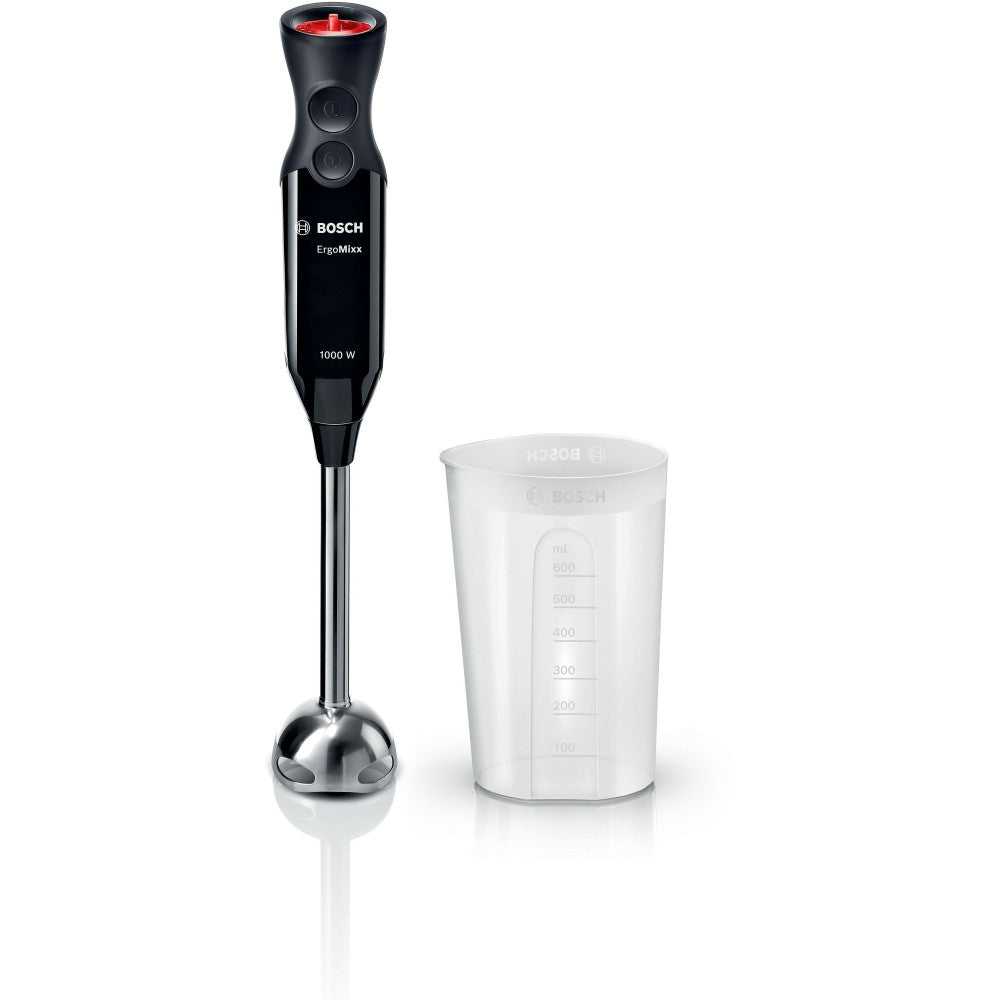 Mixeur Plongeant -   - Ms6cb6110 Ergomixx - 1000 W - 12 Vitesses + Turbo - Bol Mixeur - Noir Bosch - Mathon - 1