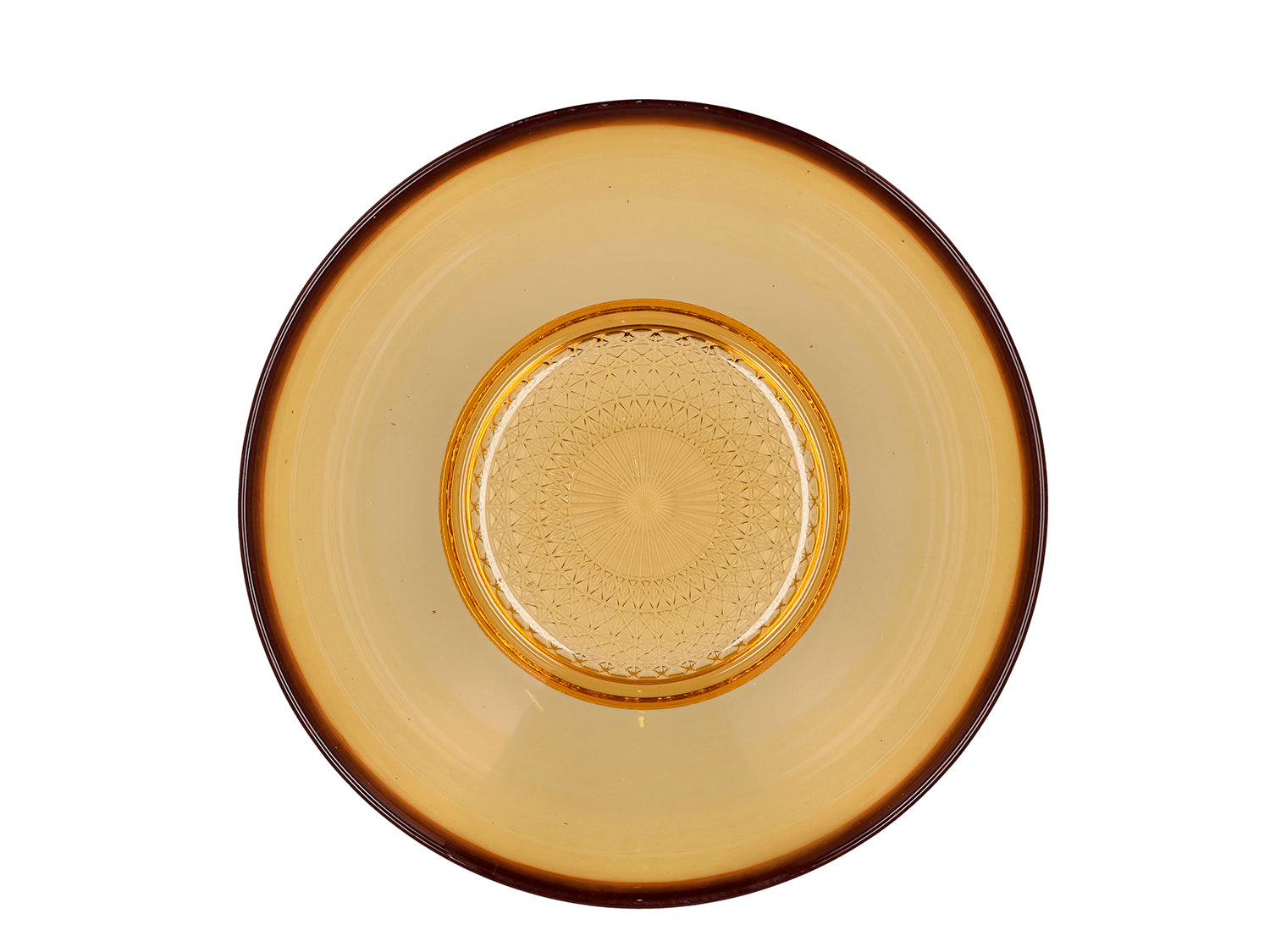 Saladier KUSINTHA en verre Ambre Bitz - Mathon - 2