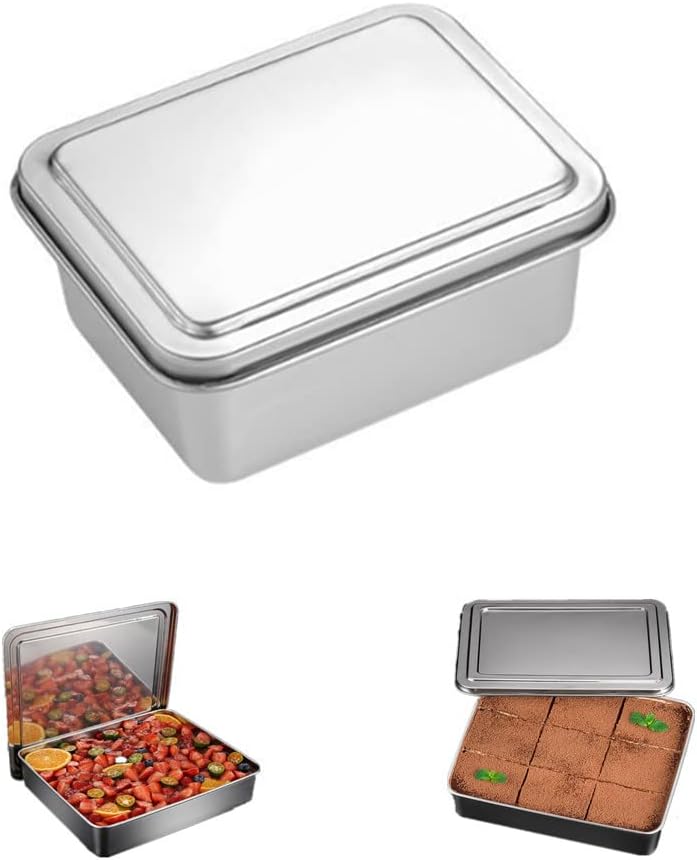 Moules à Gâteau Carrés en acier inoxydable Vendos85 - Mathon