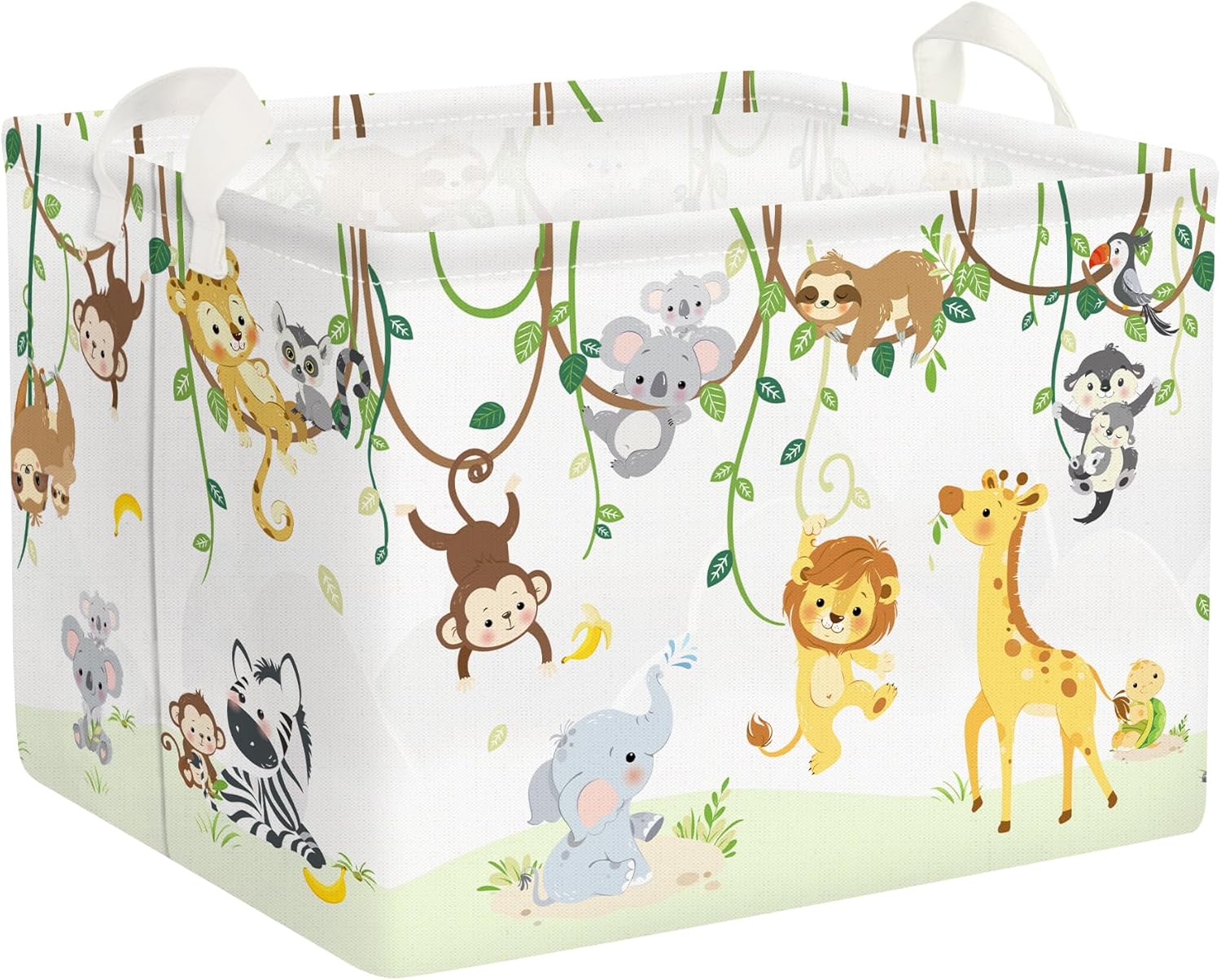 Panier à linge pliable coloré animaux 36 L Vendos85 - Mathon