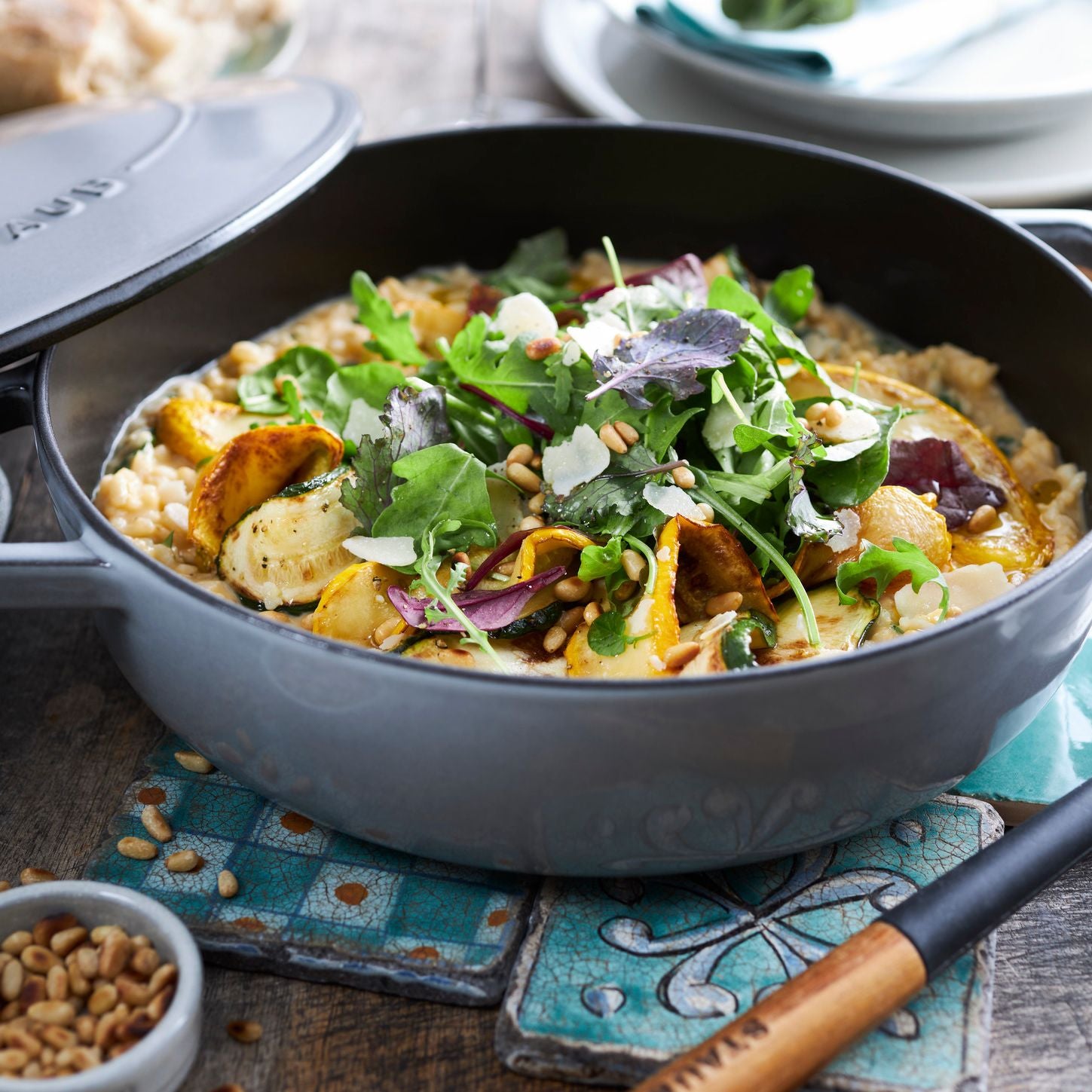 Sauteuse Chistera, Fonte, 28 cm, Gris graphite Staub - Mathon - 2