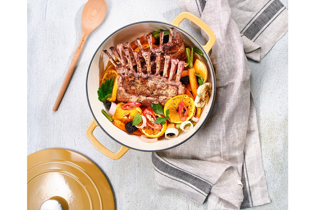 Cocotte en Fonte émaillée, FONTESTIC, Amber Gold, D28 cm Cosy & Trendy - Mathon - 3