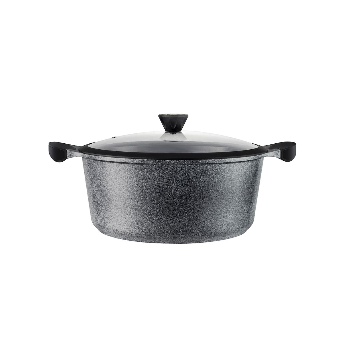 Faitout noir 24cm - "Charbon" Laguiole Cuisson - Mathon - 1