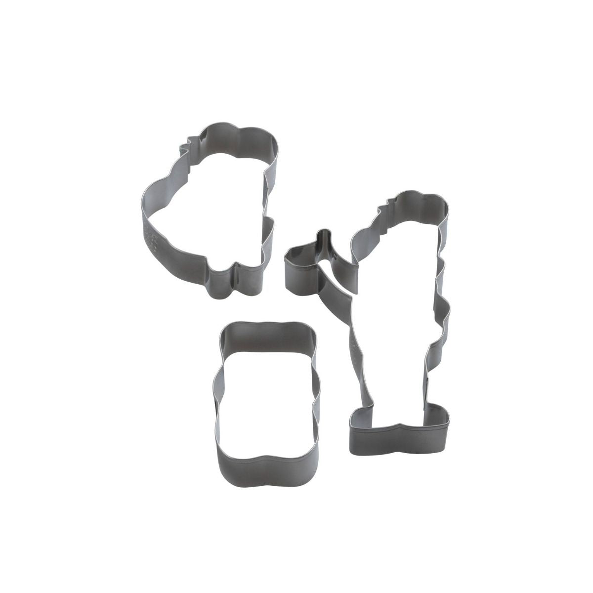 Lot de 3 emporte-pièces oursons en inox Zenker Haribo Zenker - Mathon - 1