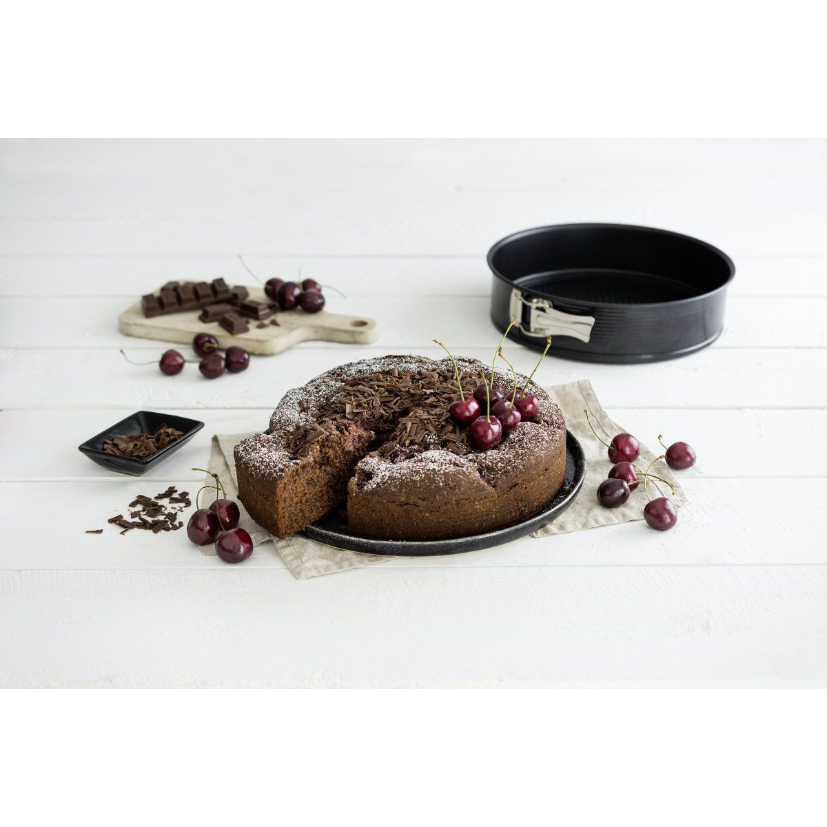 Set de 2 moules à manqué et 1 moule à manqué et savarin diamètres 20, 24 , 28 cm Zenker Black Metallic Zenker - Mathon - 9