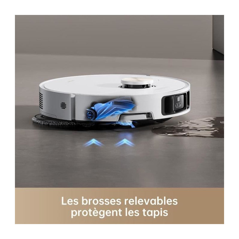 Aspirateur Robot Laveur   X40 Ultra Complete Avec Serpilliere A Détacher Et A Soulever, Nettoyage Extensif Par Brosses Dreame - Mathon - 5