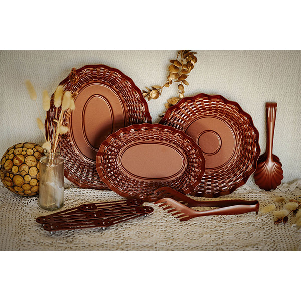 Corbeille ovale Vintage 30 cm cuivre Roger Orfèvre - Mathon - 2