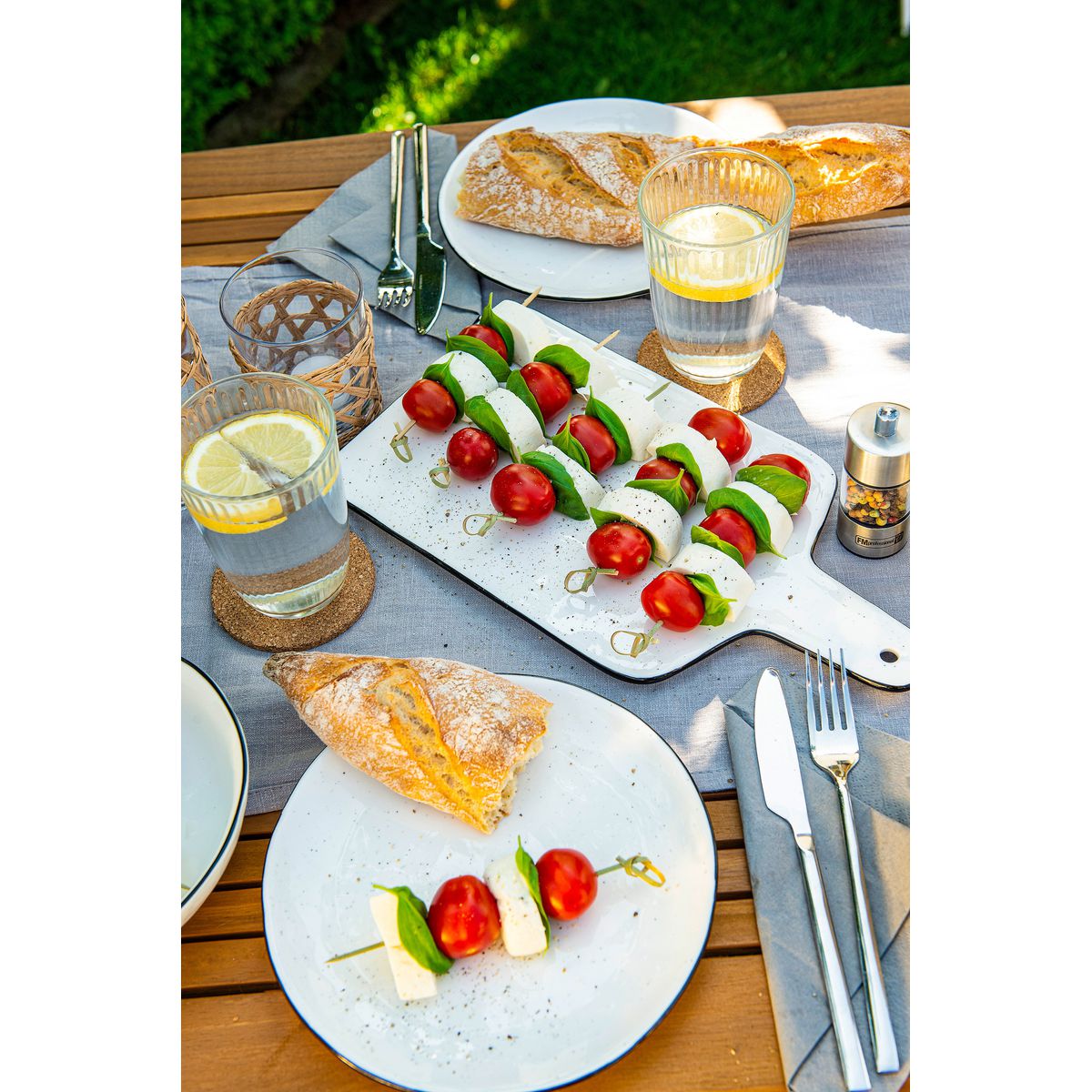 Lot de 50 pics à brochettes en bambou de 10 cm  Wood Edition Fackelmann - Mathon - 7