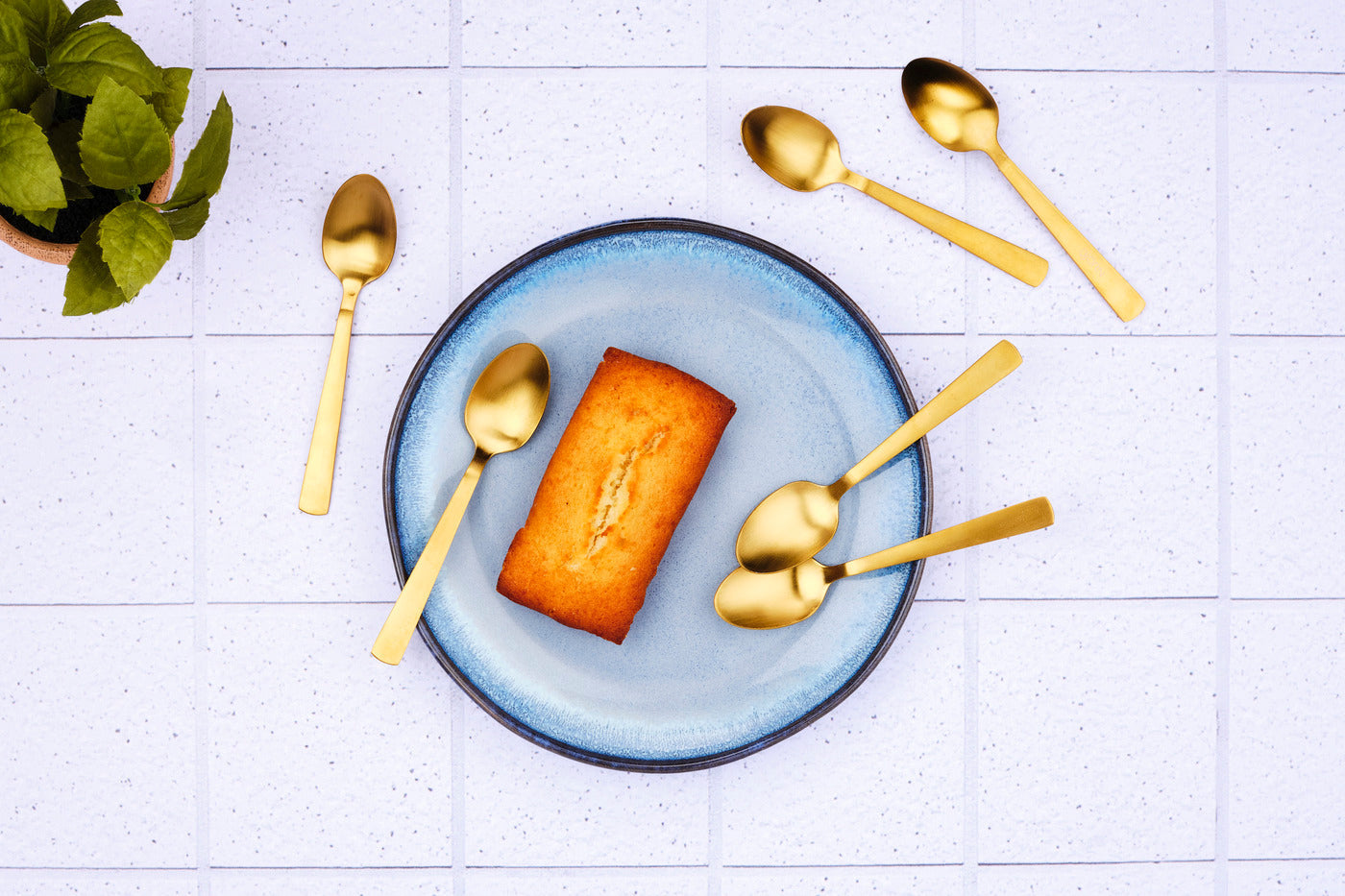 Coffret 6 petites cuillères TELMO - Gold Björn - Mathon - 2