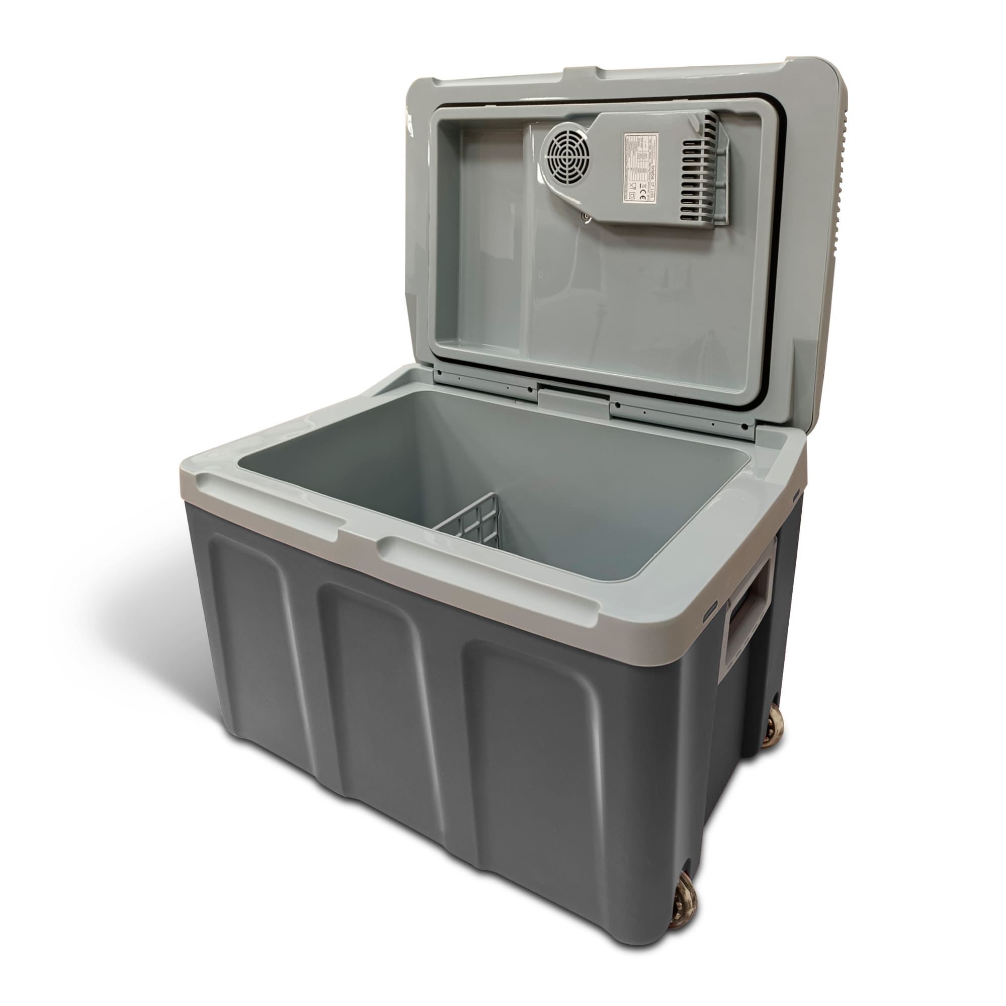 Glacière Électrique portable 40 Litres, 12V / 220 - 240V Voiture et Camping 58  Gris CF1155 - Mathon - 4