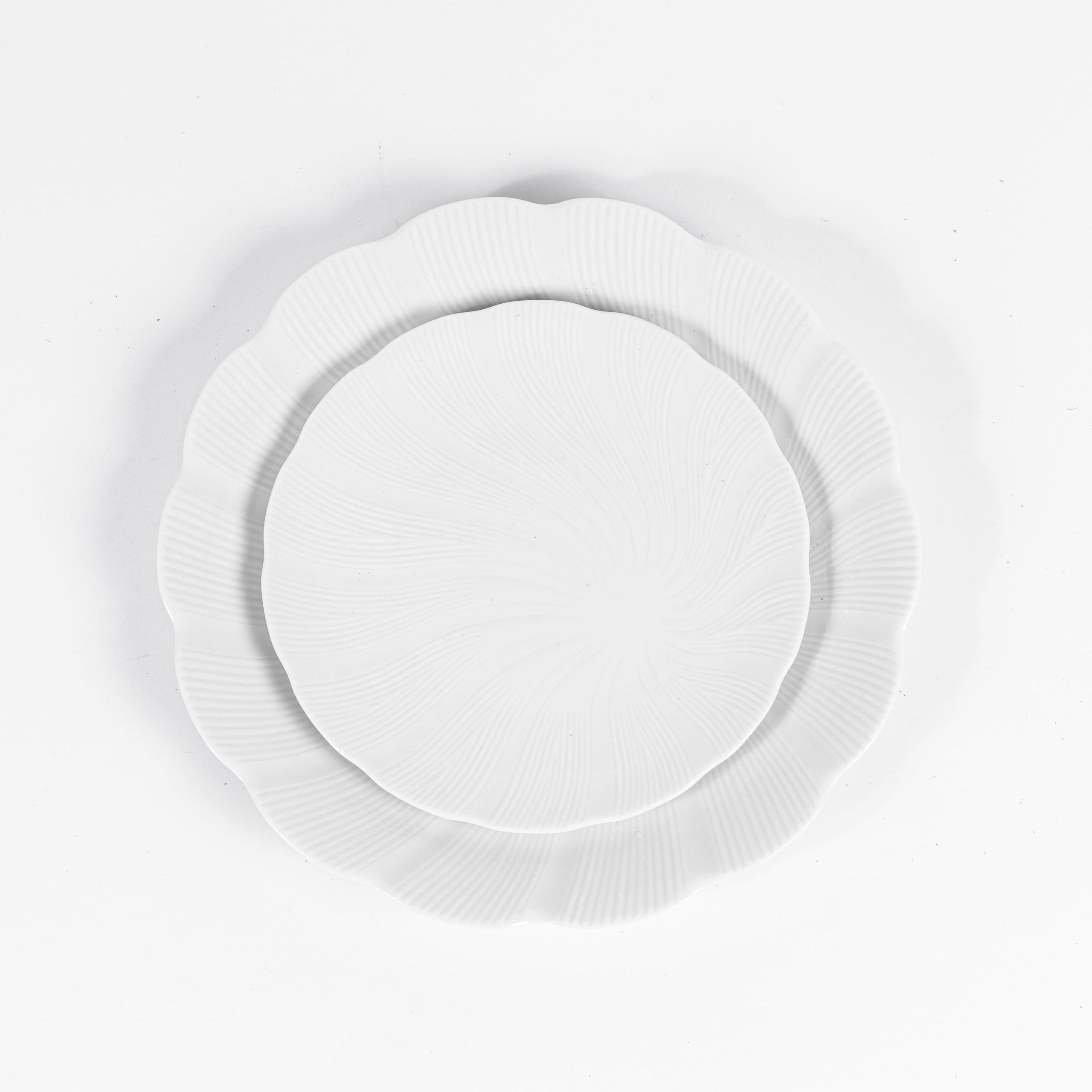 Assiette à dessert TAHITI blanche (19cm) OGRE La Fabrique - Mathon - 2