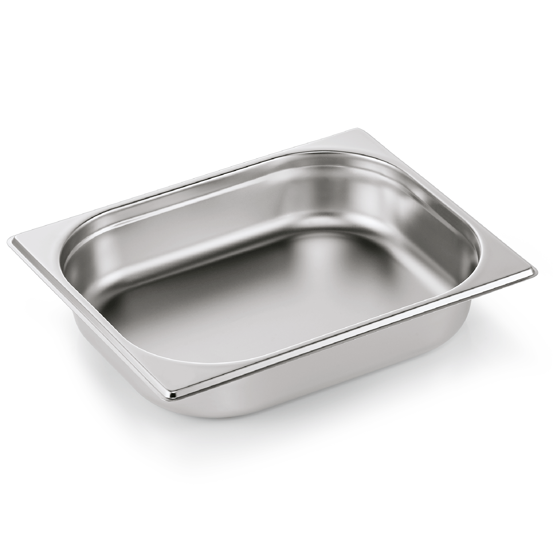 Bac GN 1/2 ECO en Acier au nickel-chrome 4 L H 65 mm Lot de 6 - WAS Germany - Mathon