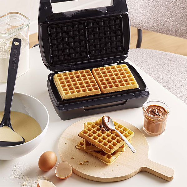 Gaufrier avec jeux de plaques panini et gaufres 900 W Lagrange - Mathon - 3