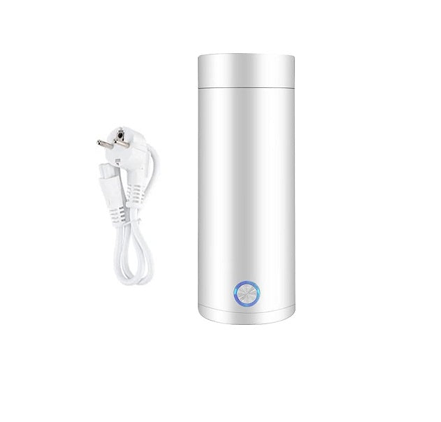 Bouilloire Electrique Portable de 0,4L 3 en 1 Avec Doublure en Acier Inoxydable blanc Vendos85 - Mathon