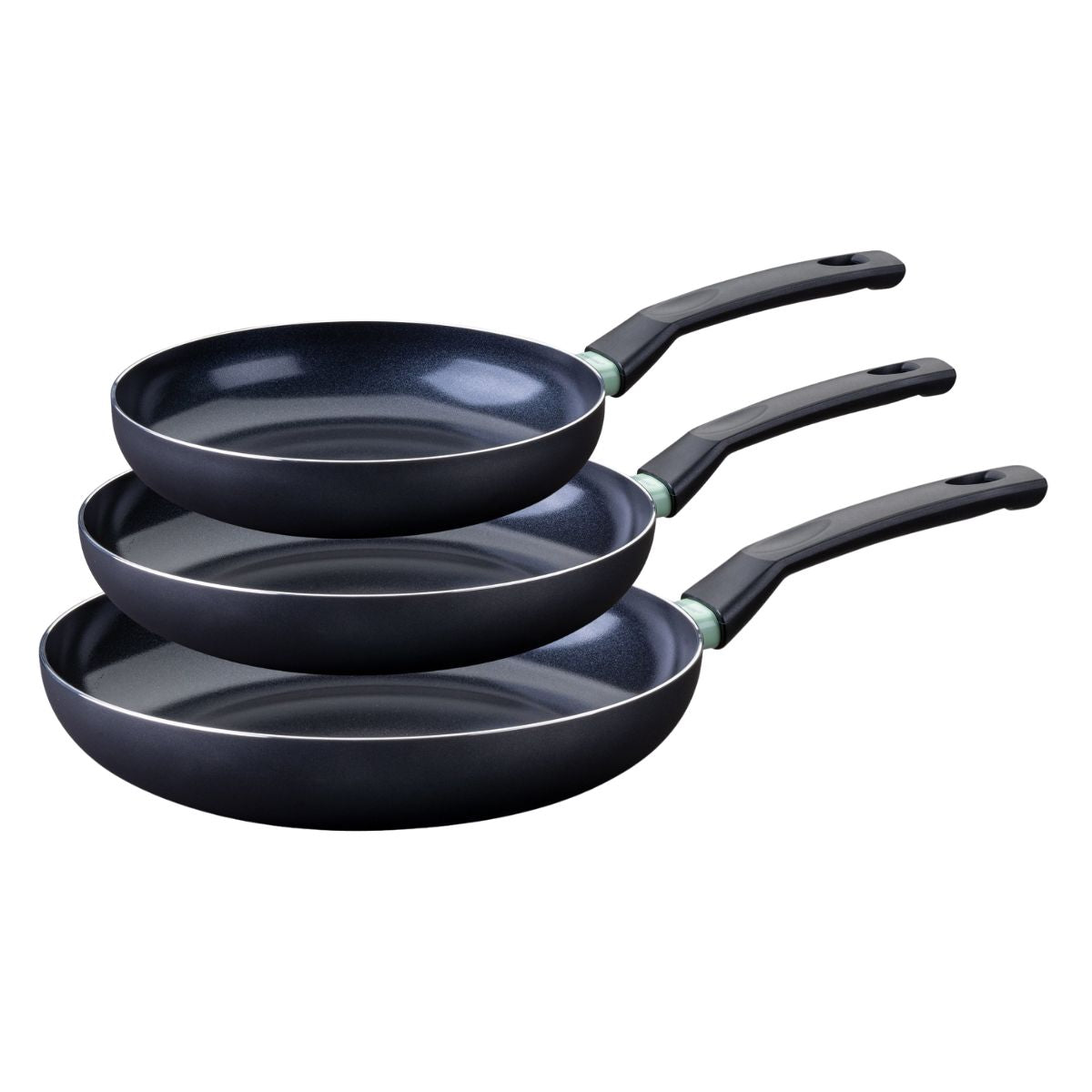 Set de 3 poêles antiadhésives céramique 24, 28 et 30 cm  Brandao Fackelmann - Mathon - 1