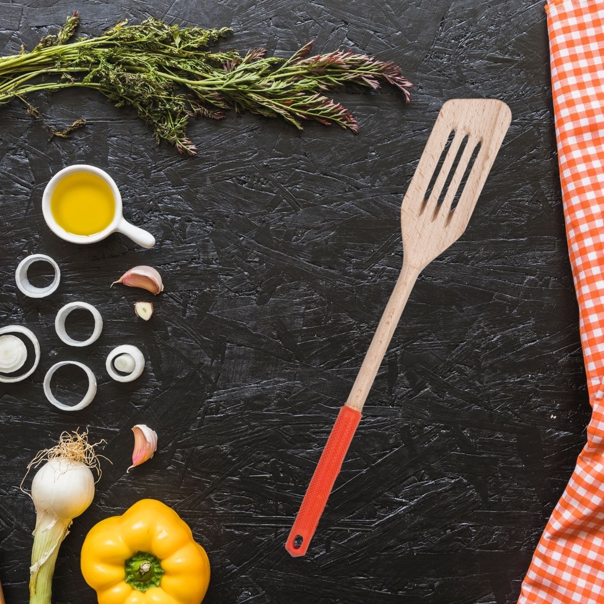 Spatule de cuisine ajourée 34 cm  Wood Edition Fackelmann - Mathon - 2