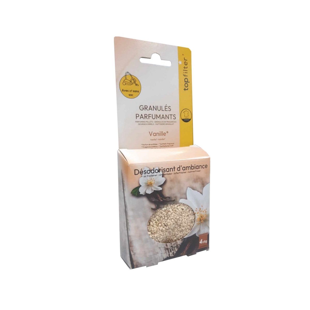 Sachets de granulés de parfum pour aspirateur à la vanille TopFilter TopFilter - Mathon - 8