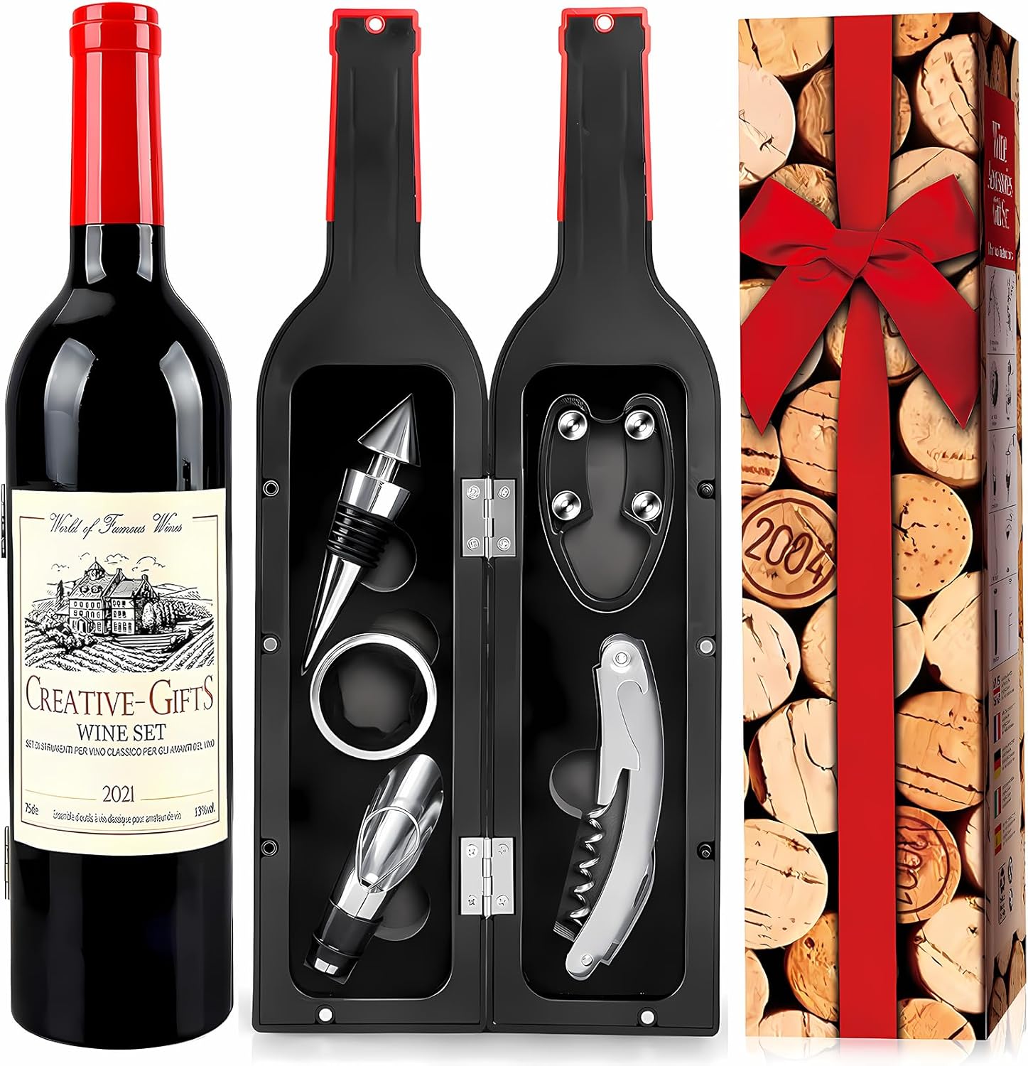 Ensemble d’accessoires de vin élégant – coffret complet Vendos85 - Mathon
