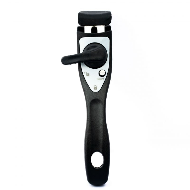 Batterie de cuisine revêtement pierre avec manche amovible 10 pieces noir Herzberg HG5000-BK Herzberg - Mathon - 4