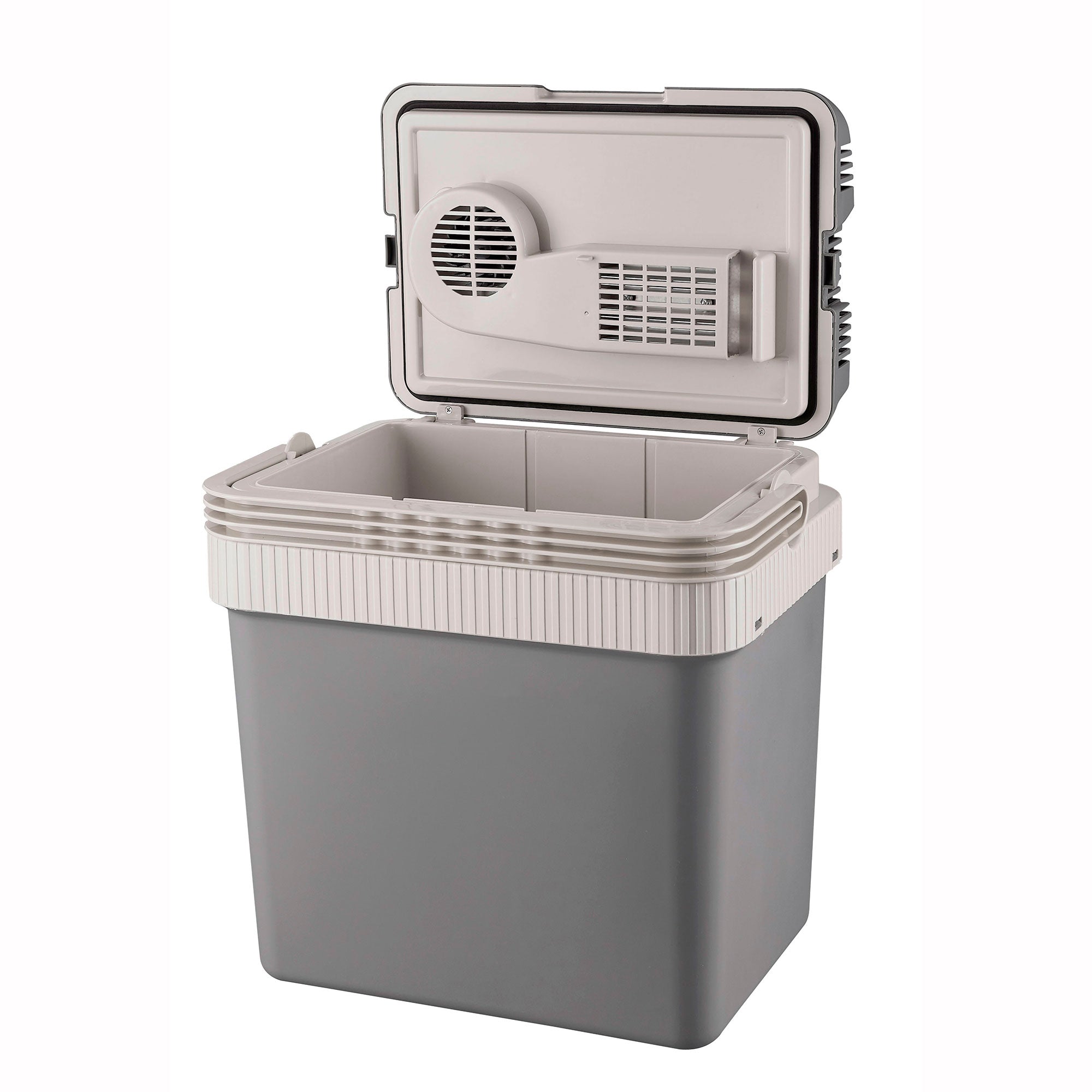 Glacière Électrique portable 21 Litres, 12V / 220 - 240V Voiture et Camping 50 Gris CF1151 - Mathon - 2